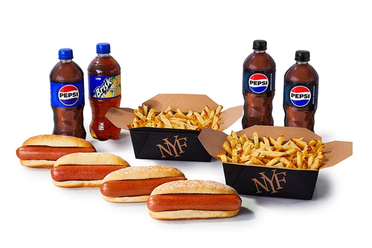 Hot Dog & Fries Combo for 4