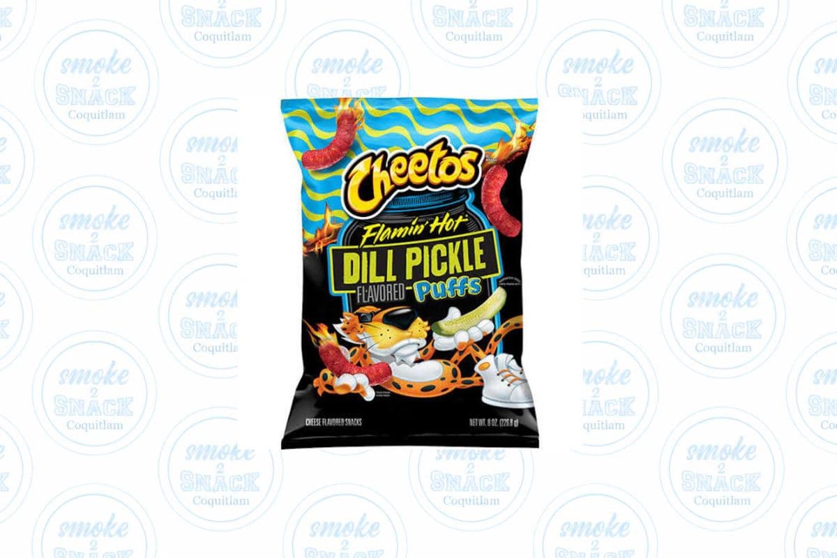 Cheetos Flamin Hot Dill Pickle Puffs 226.8g