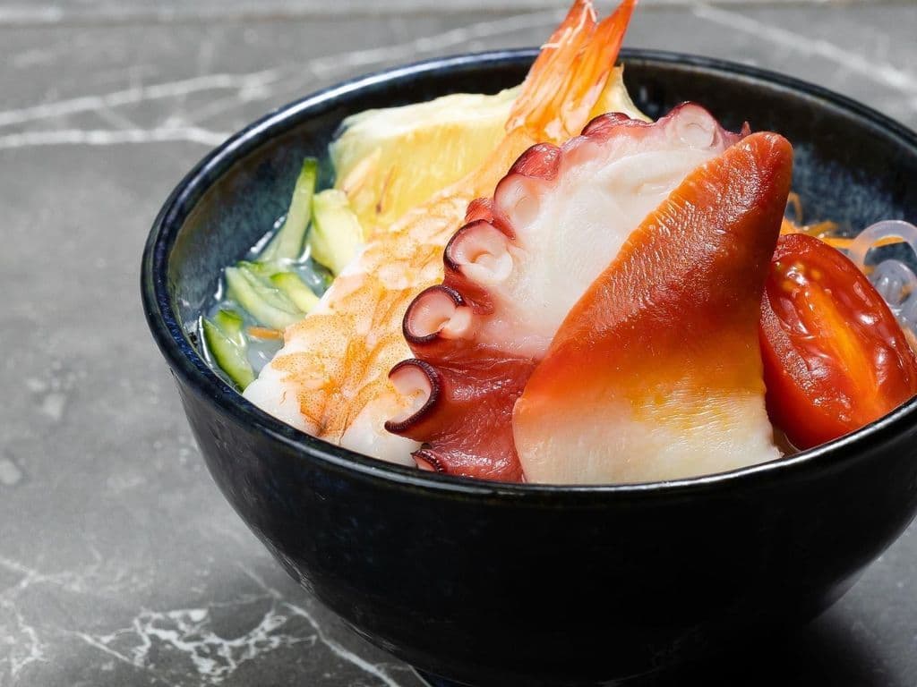 Seafood Sunomono