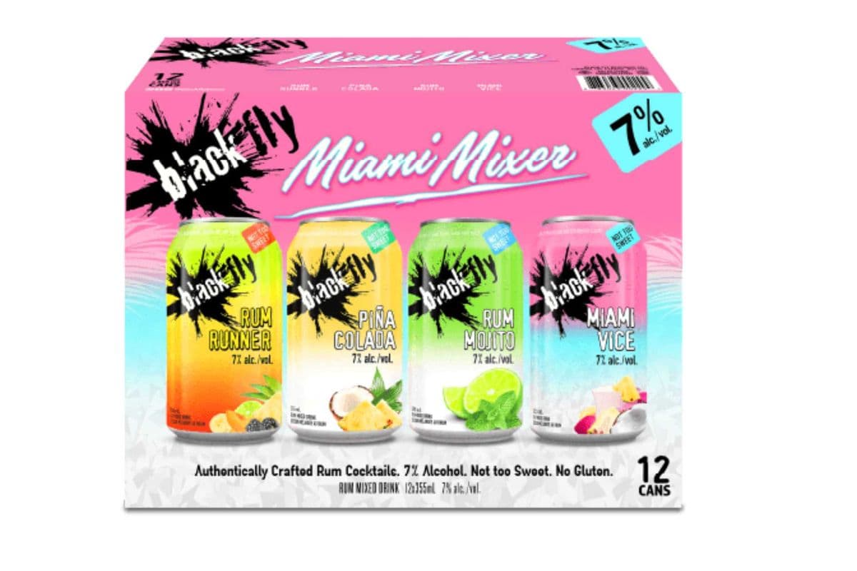 Black Fly Tropical Rum Mixer (12 x 355 ml)