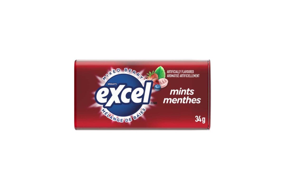 Excel Mints Mixed Berry (34 g)