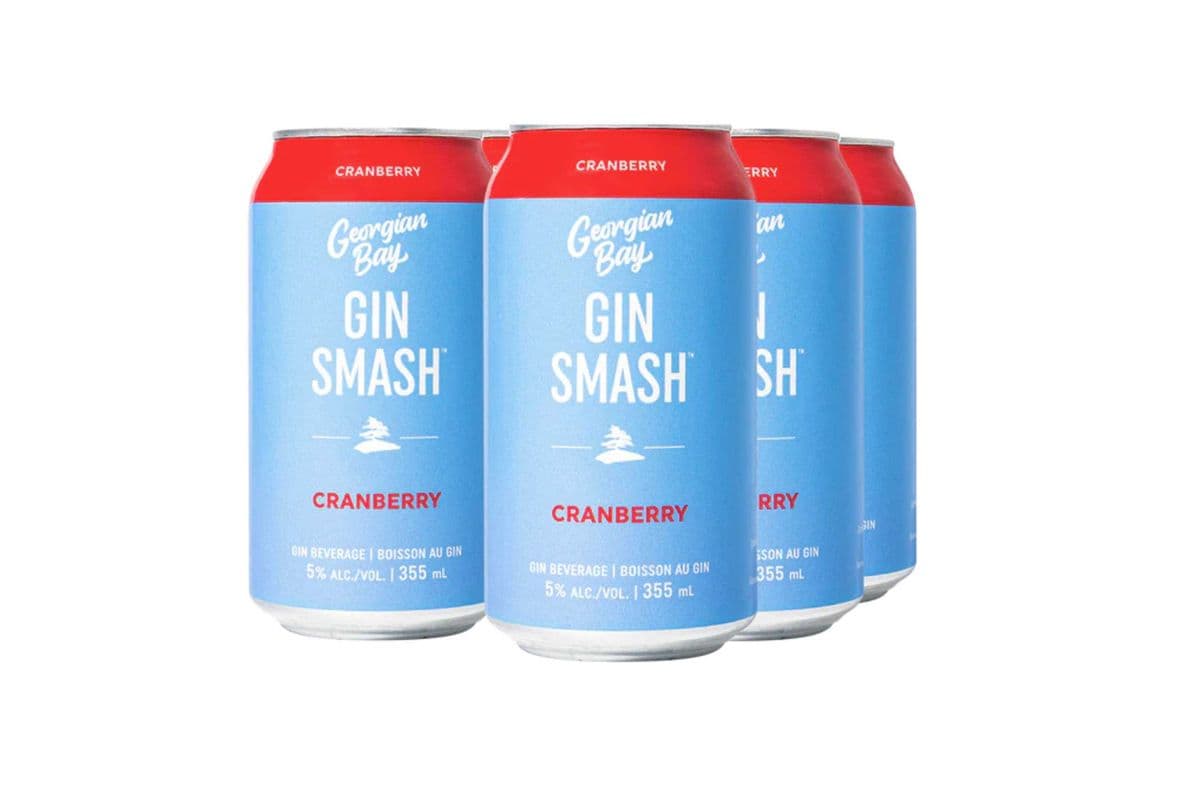 GEORGIAN BAY CRANBRY GIN SMASH 6 Cans (6 x 355 ml) (6 x 6*355ML )