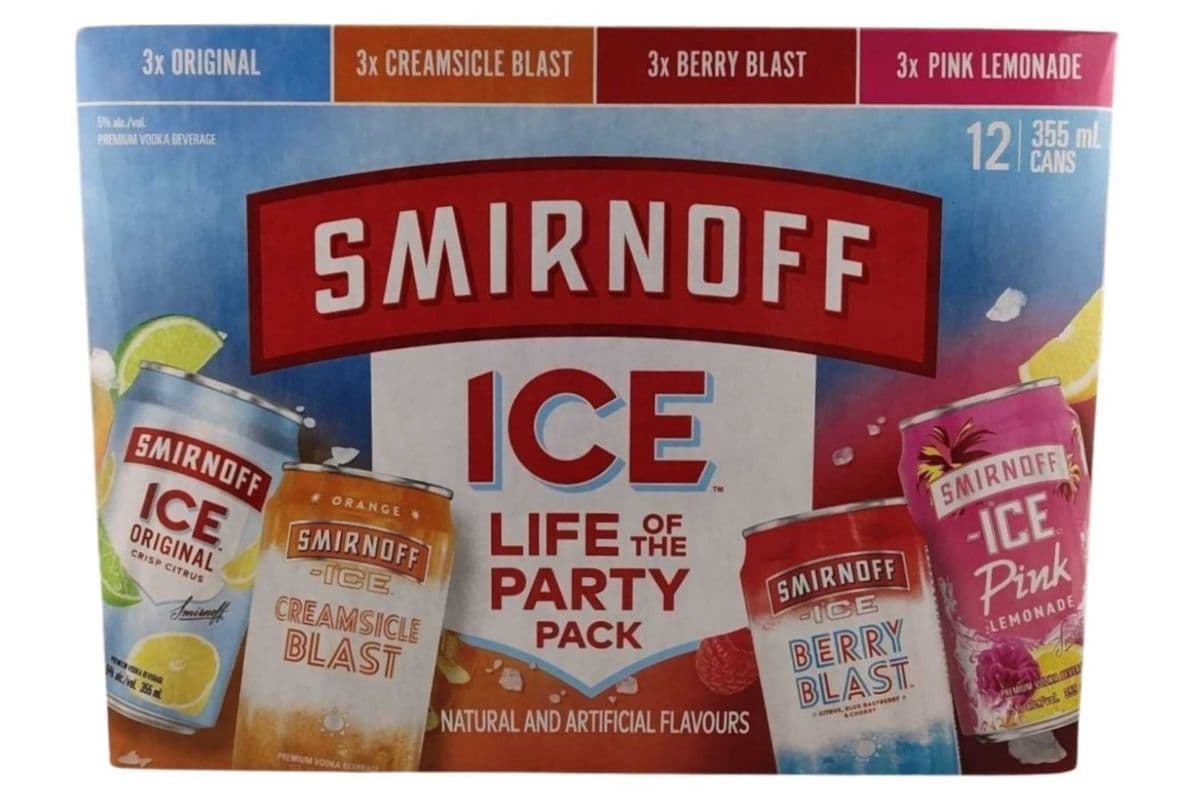 Smirnoff Ice - Life of the Party Pack (12 x 355ml Can)