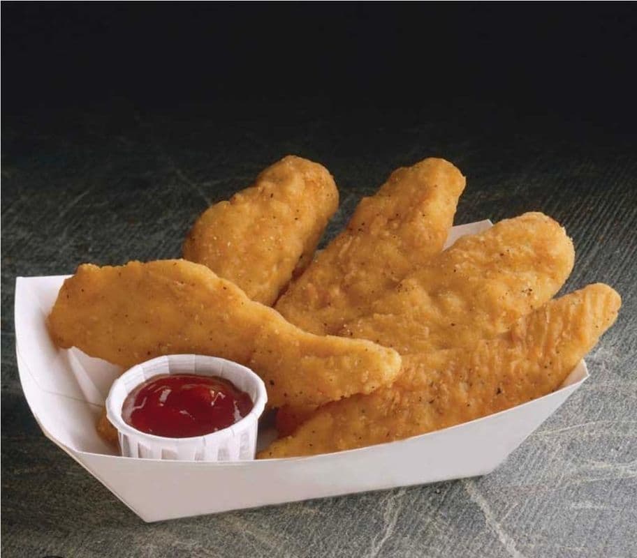 Small 3pcs Breaded Boneless Chicken Strips
