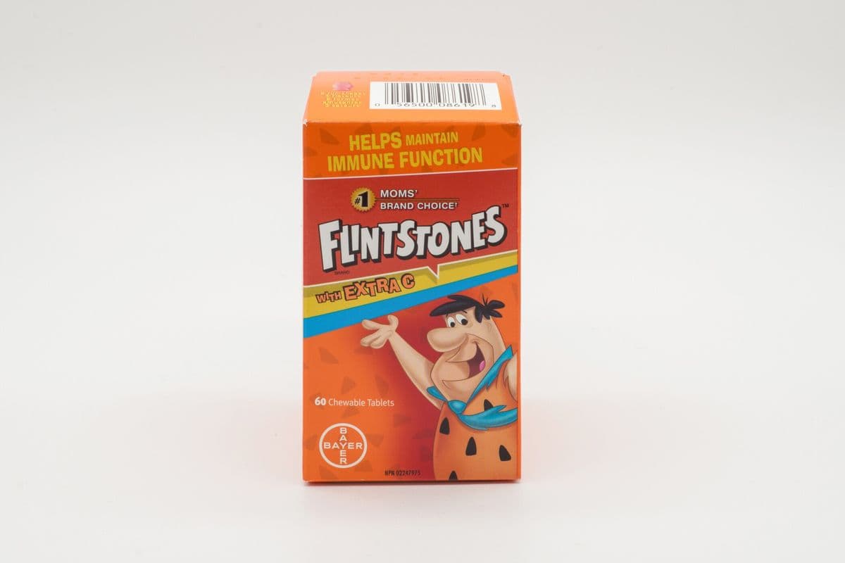 Flintstone Kids Vitamins Chewable with Iron (60 ct)