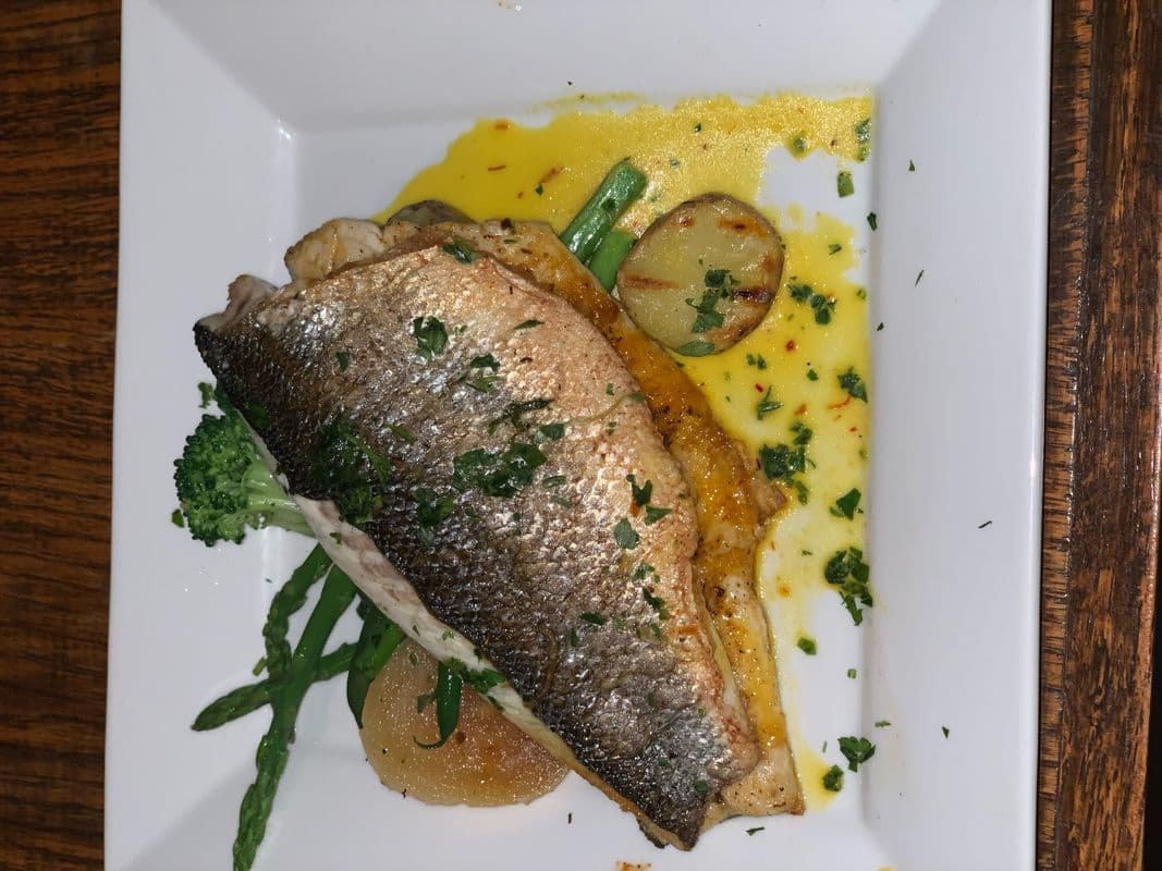 Pan-Seared Branzino