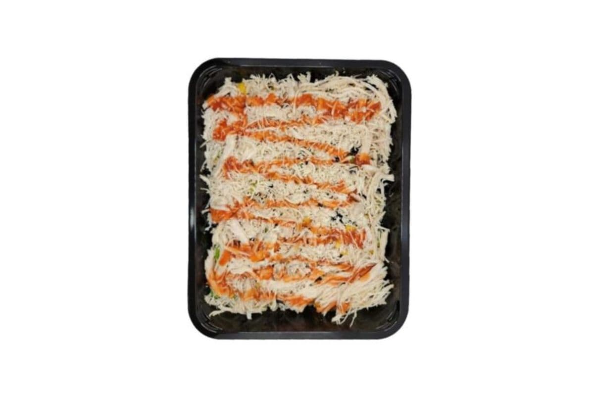Repas de poulet effiloché