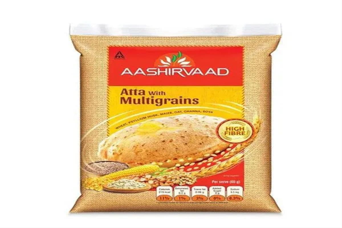 Aashirvaad Whole Wheat Flour with Multigrain (10lb)