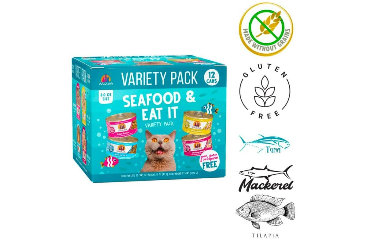 Weruva Seafood Variety Pack Canned Cat Food (5.5 oz)