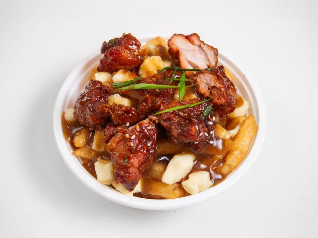 Honey Garlic Glazed Chicken Poutine