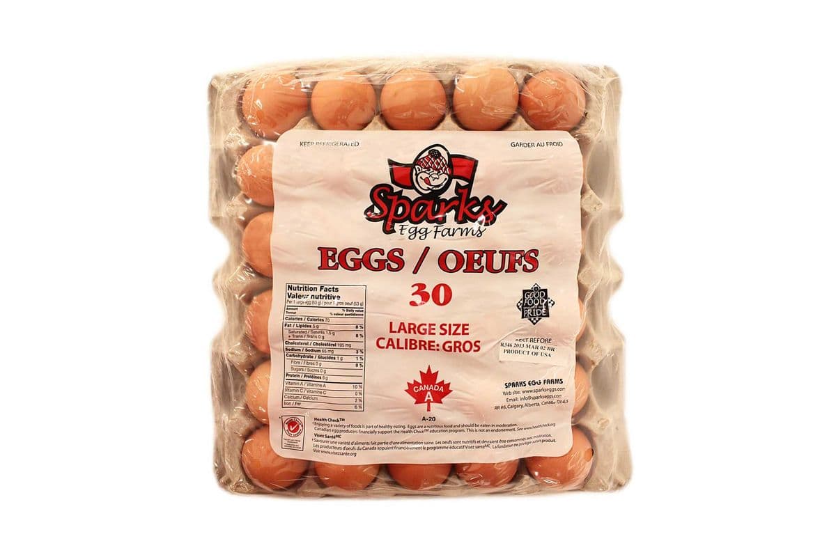 Sparks Farm Large Brown Eggs (30 eggs)