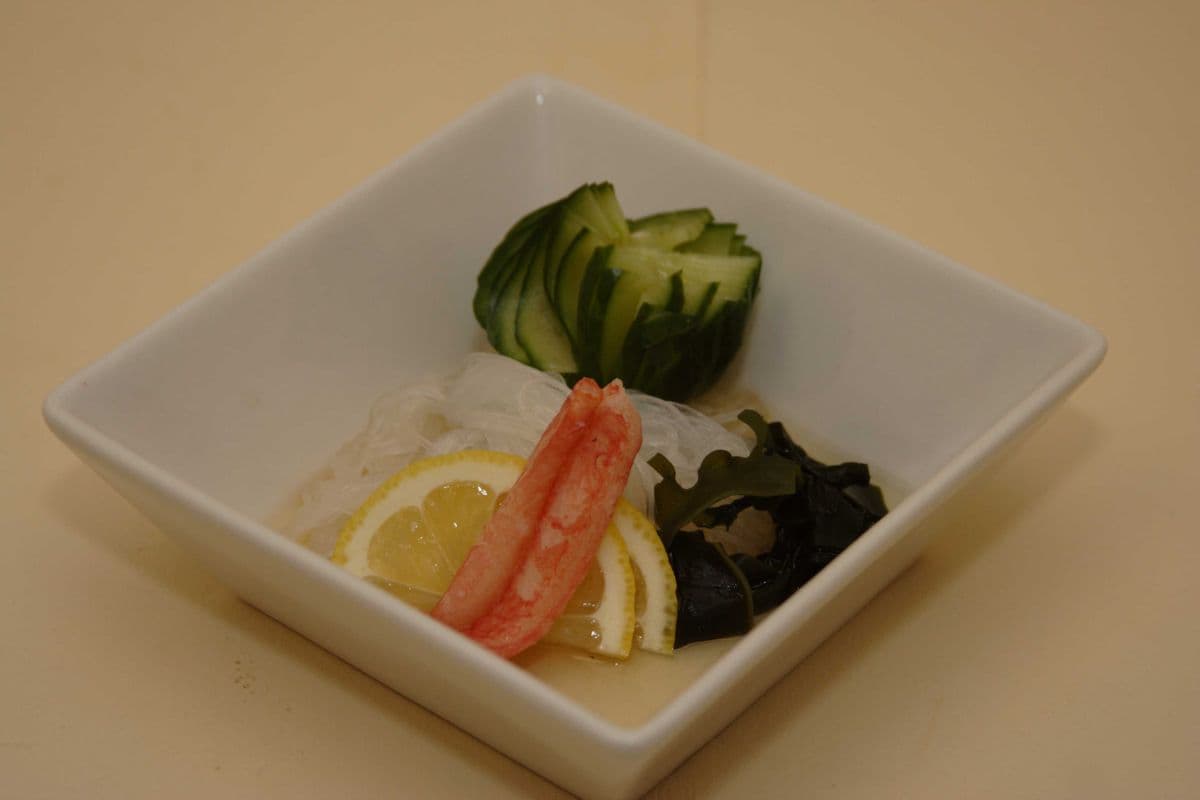 Snow Crab Sunomono