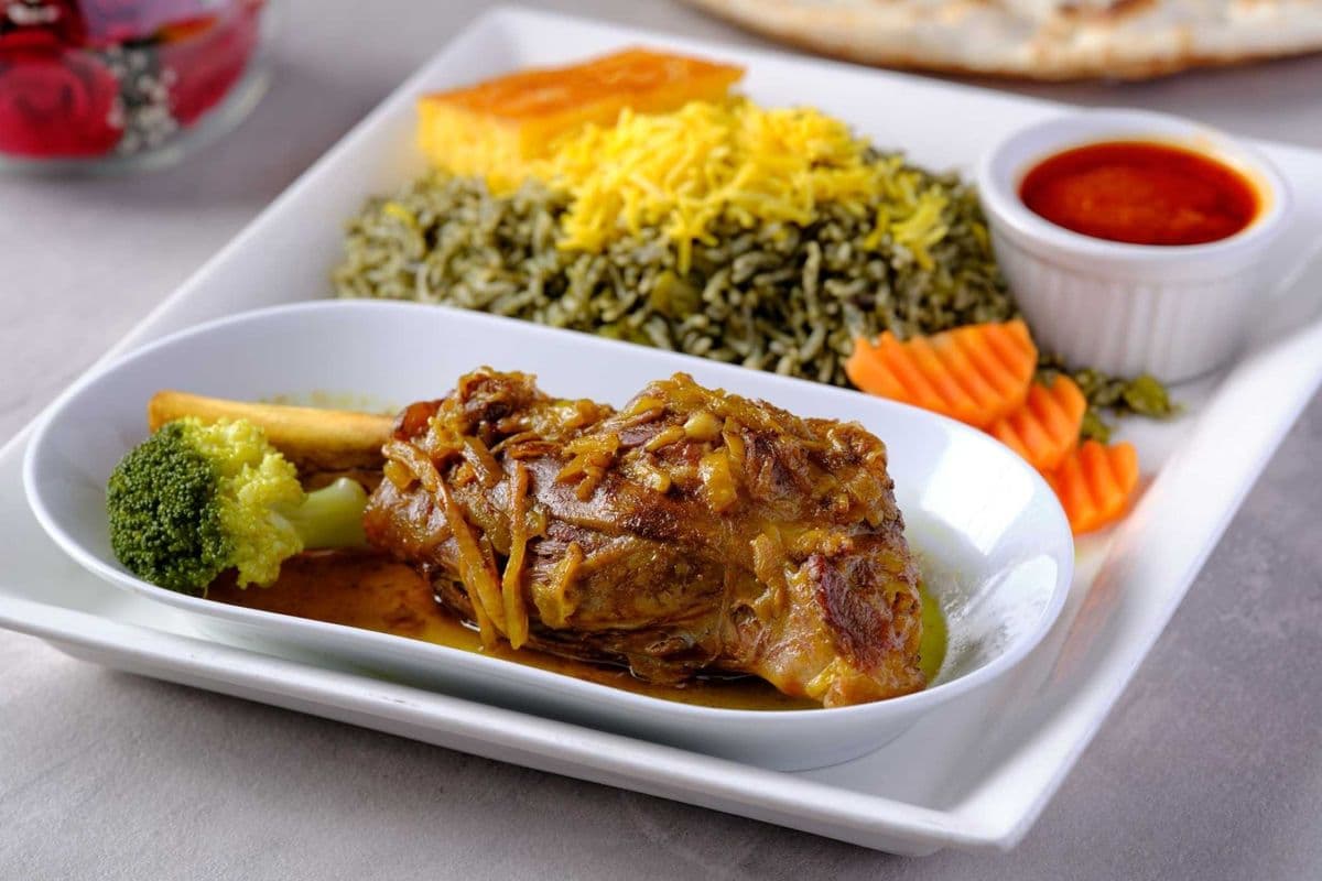 25. Fava Bean Rice with Lamb Shank