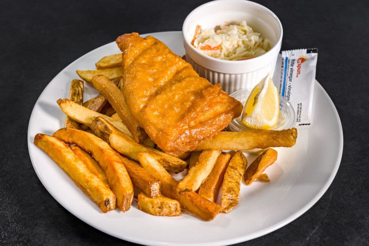 2 piece halibut Dinner