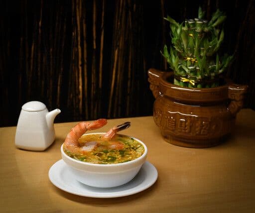 Soupe aux crevettes à la citronnelle / Lemongrass Shrimp Soup