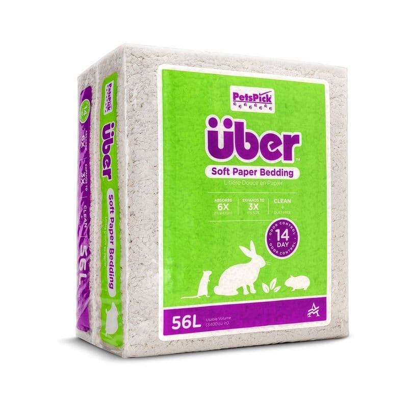 Uber White 56L Expanded Animal Bedding
