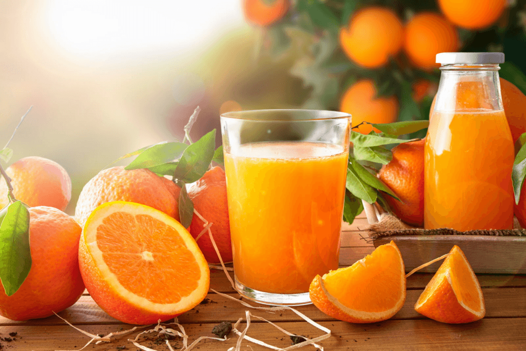 Ju d’orange pressé  / Blue Blue