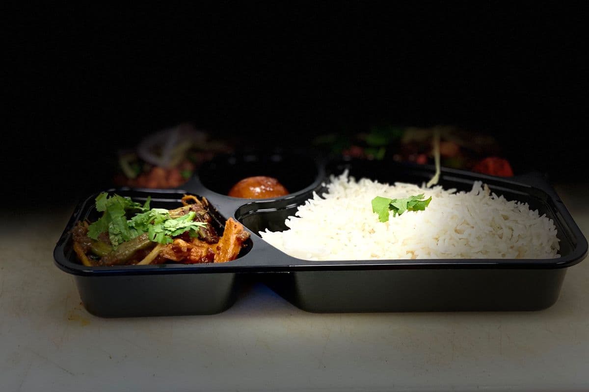 Soya Chaap Malai Thali