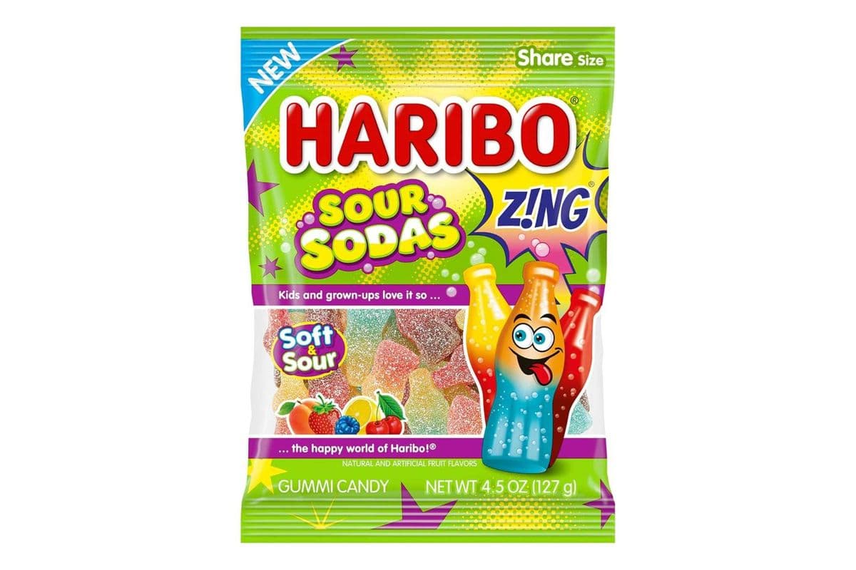 Haribo Sour Sodas Zing (4.5 oz)
