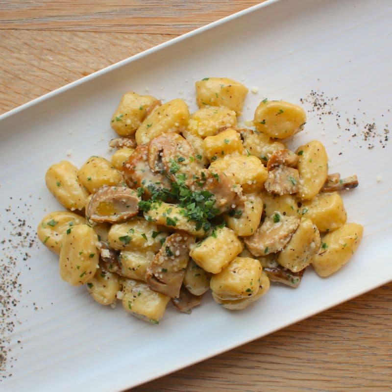 Gnocchi Porcini Mushroom