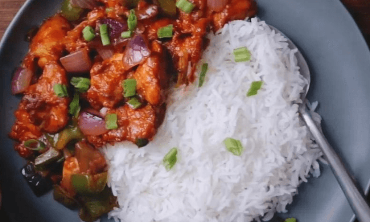 Chilli Chicken Rice