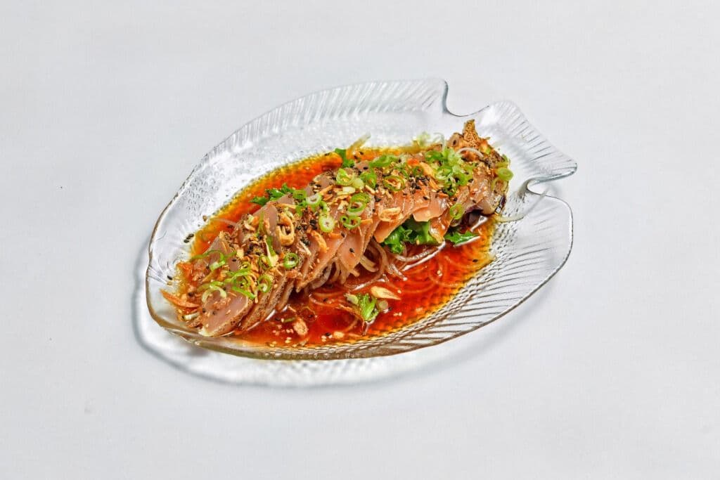 Salmon / Tuna Tataki (14 pcs)