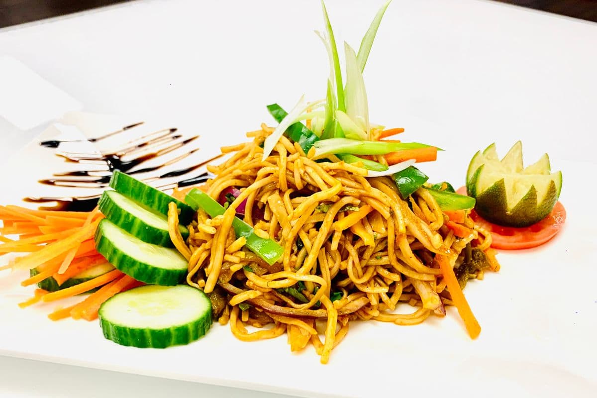Vegetable Hakka Noodles