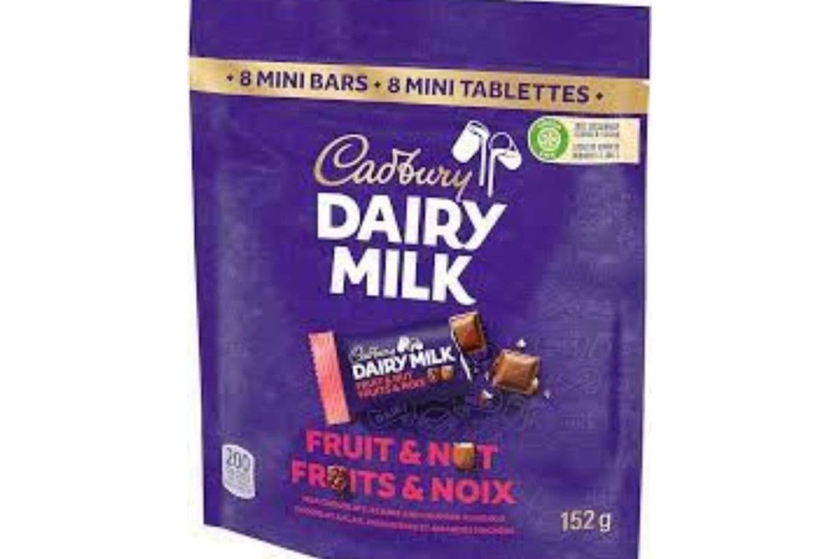 Dairy Milk Fruit & Nut Mini Bars Stand Up Pouch (152 g)