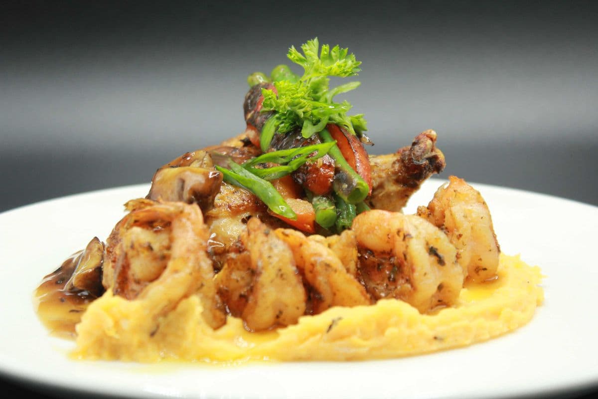 Black Tiger Shrimp and Char Chicken Supreme