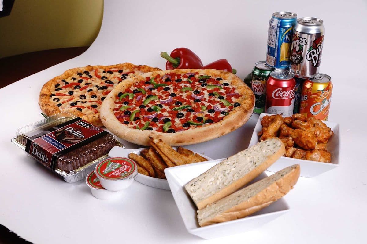 Two Large Pizzas Family Meal