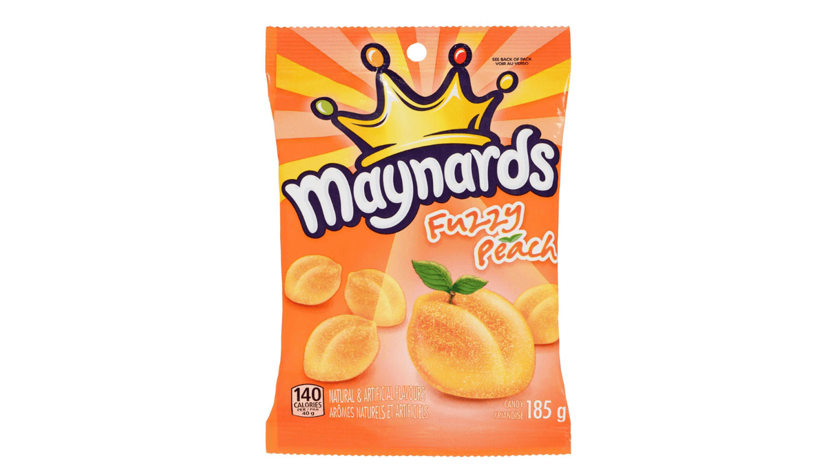 Mynards Fuzzy Peach 185g