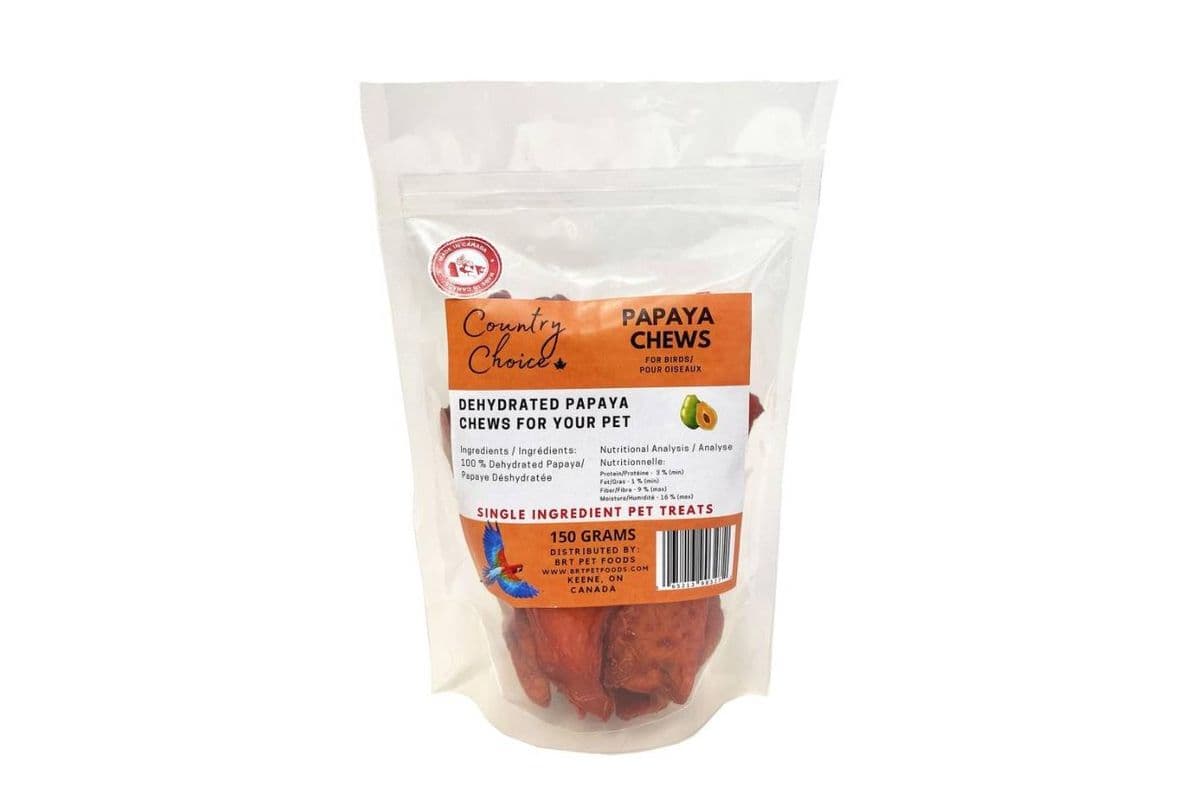 Country Choice Papaya Chews for Birds (150 g)