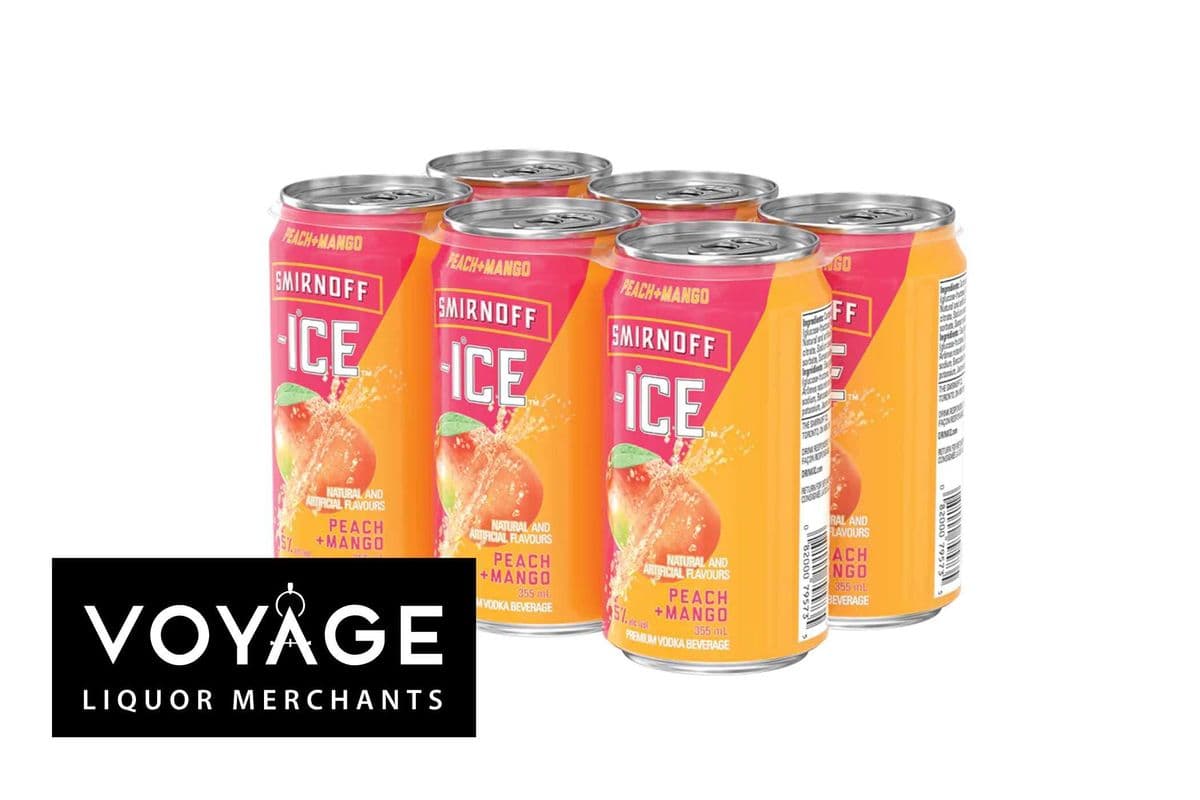 Smirnoff Crush Mango & Peach (6 x 355ml)