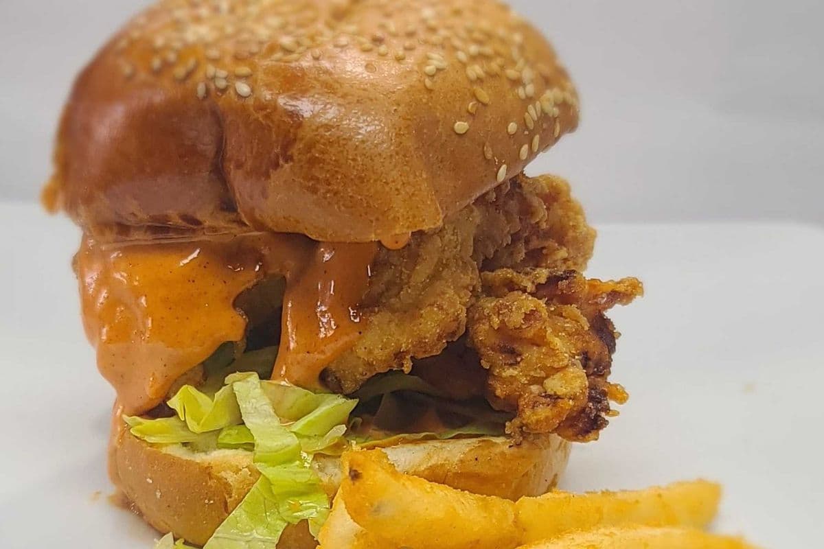 Volcano Chicken Burger