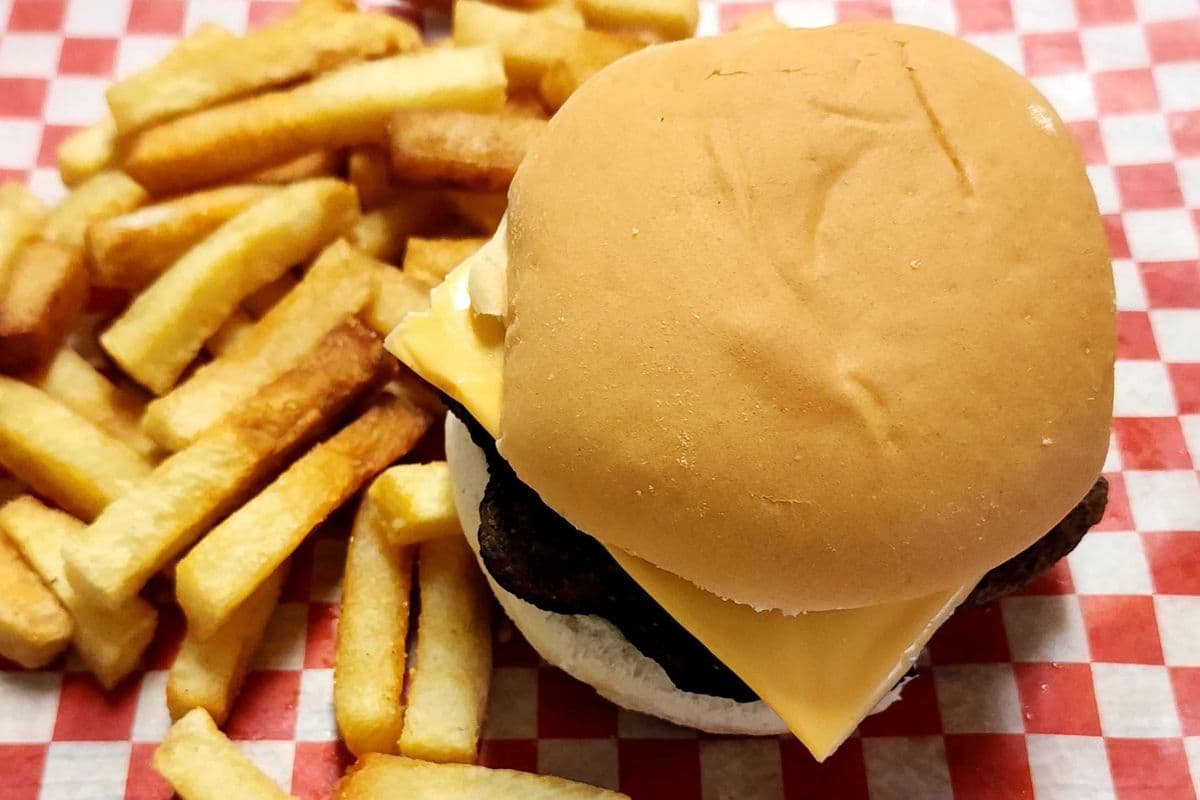 Cheeseburger and Fries or Wedges