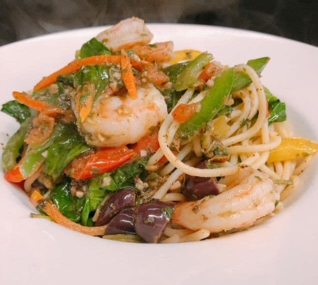 Shrimp Spaghettini