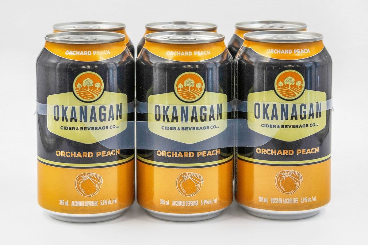 Okanagan Apple Cider Orchard Peach (6 x 355 ml Cans)