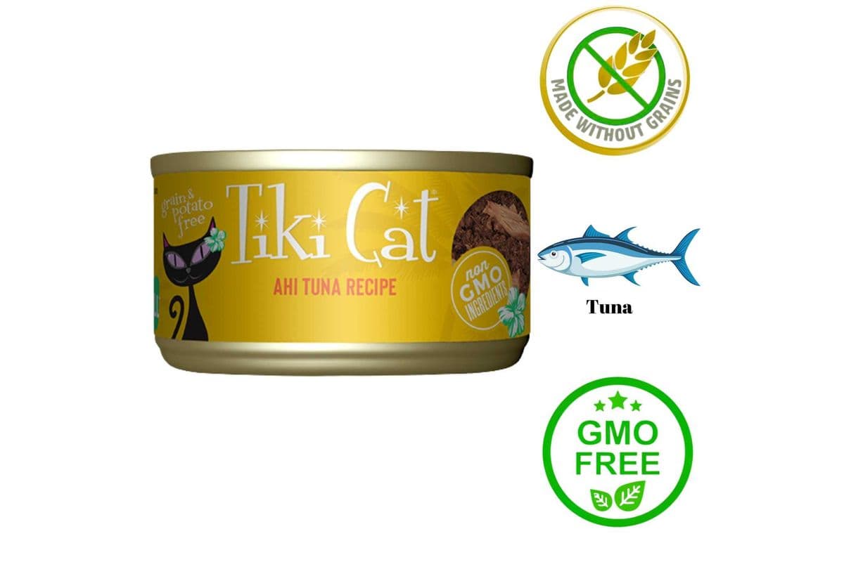 Tiki Cat - Grill Ahi Tuna Canned Cat Food - 2.8 Oz