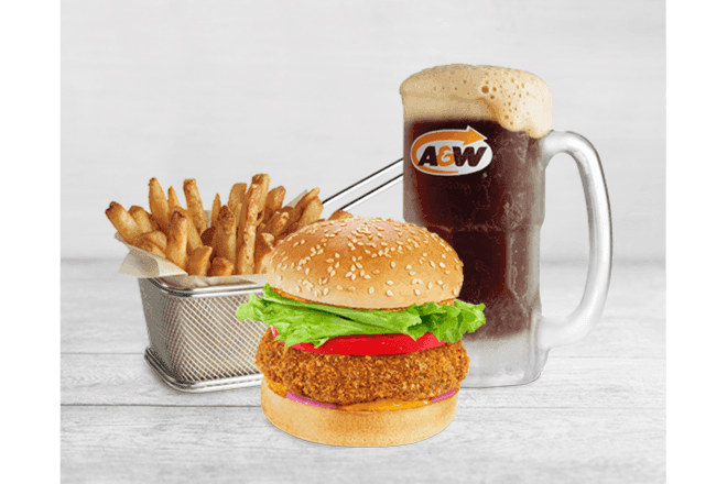 Masala Veggie Burger Combo