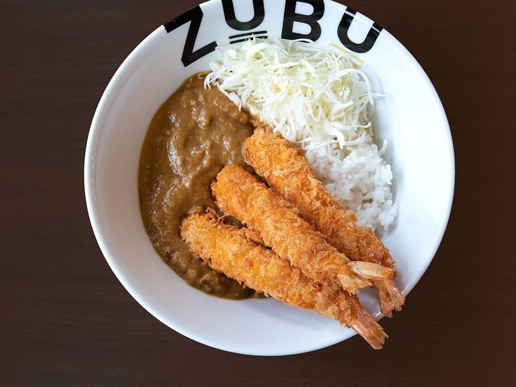 Panko Breaded Prawns Curry Rice