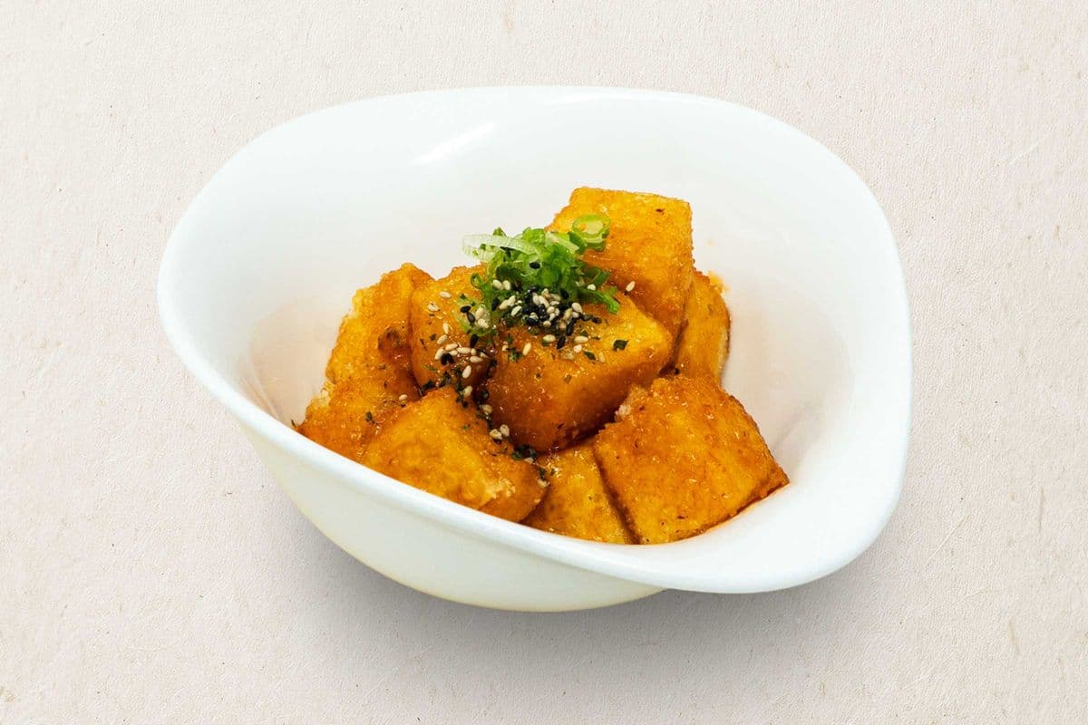 Spicy Agedashi Tofu (Vegetarian and Spicy)