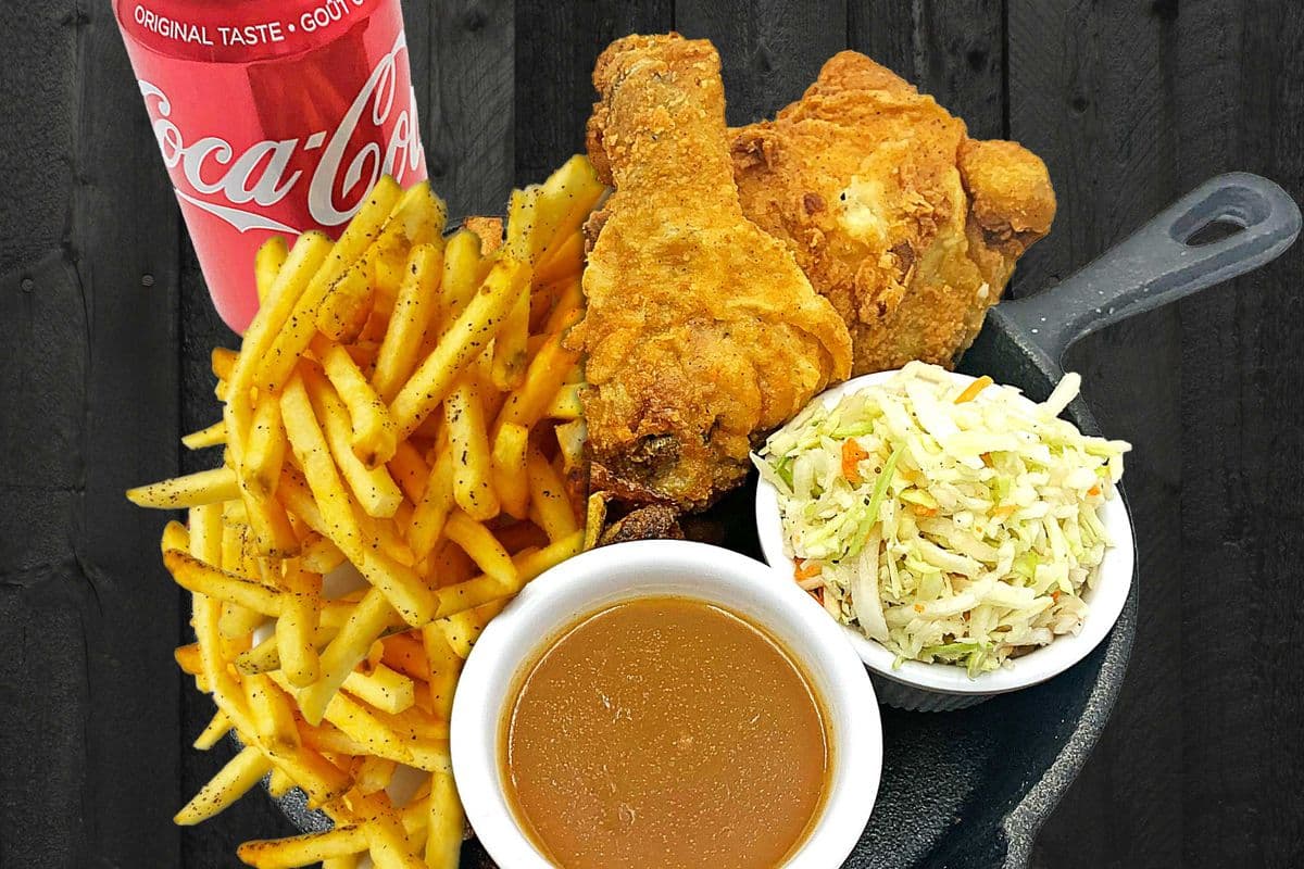 Combo 2mcx poulet frit / 2pc Fried Chicken Combo