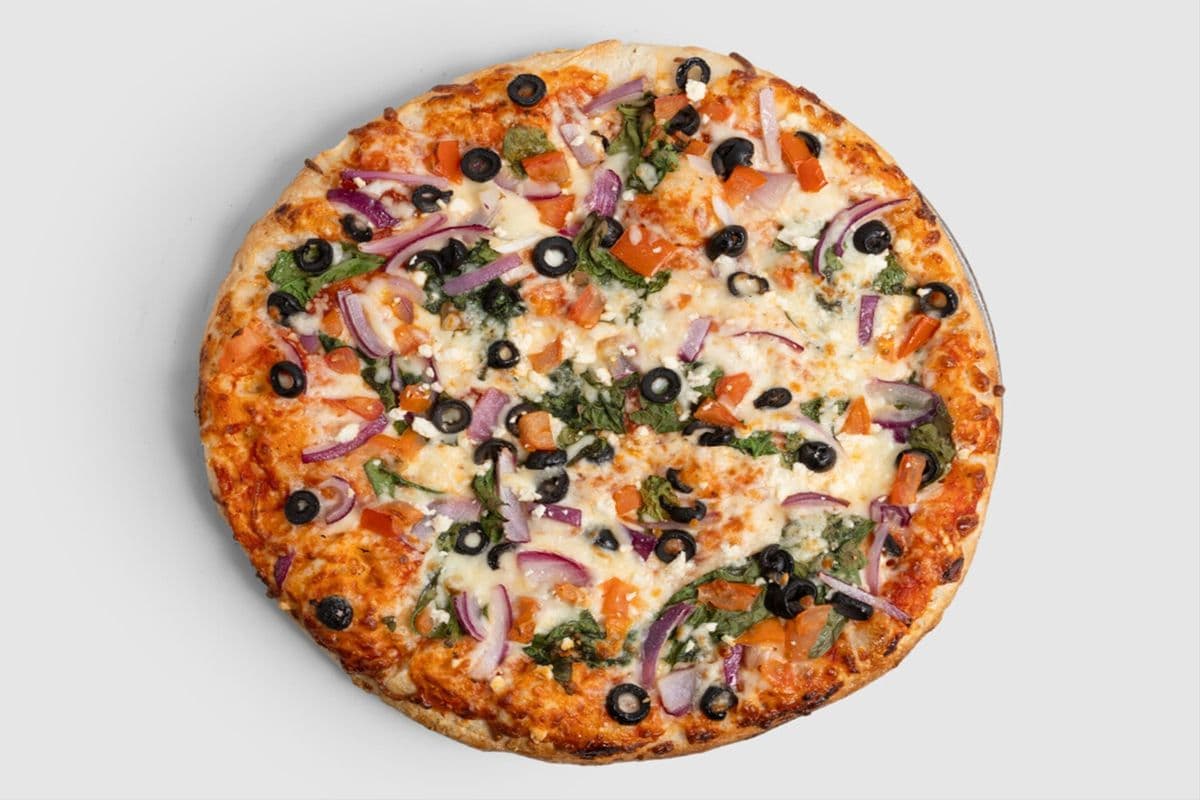 14" Large Greek Vegetarian Pizza