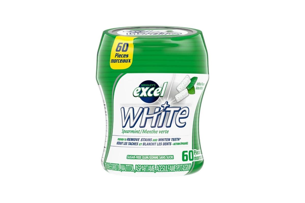 Excel White Spearmint Bottle (60 pieces)