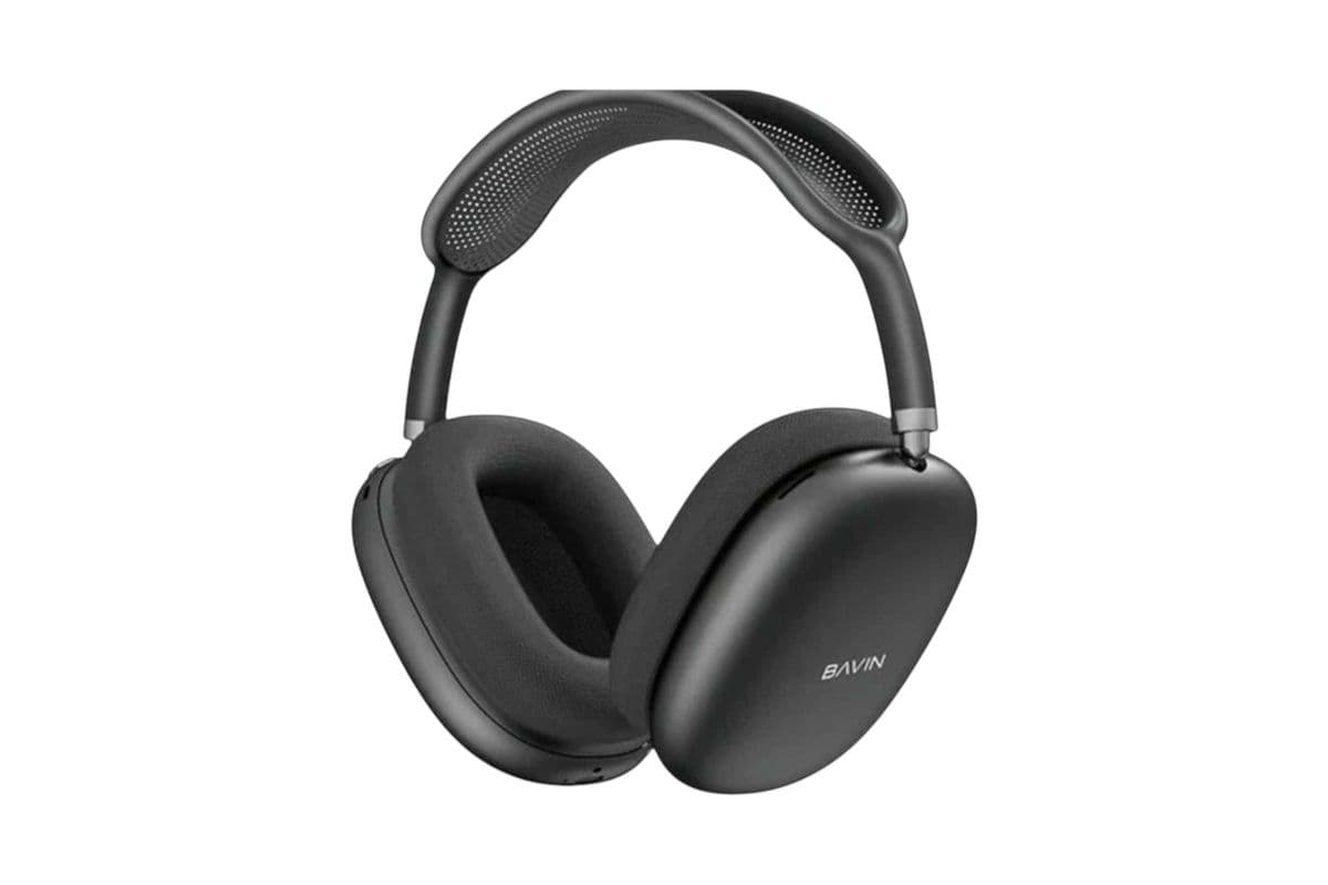 Bavin Wireless Bluetooth 6.0 Headphones Black Color