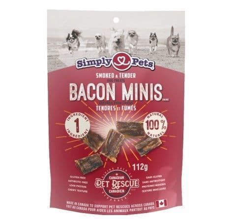 Simply Pets Simply Pets Smoked & Tender Bacon Minis 112 g
