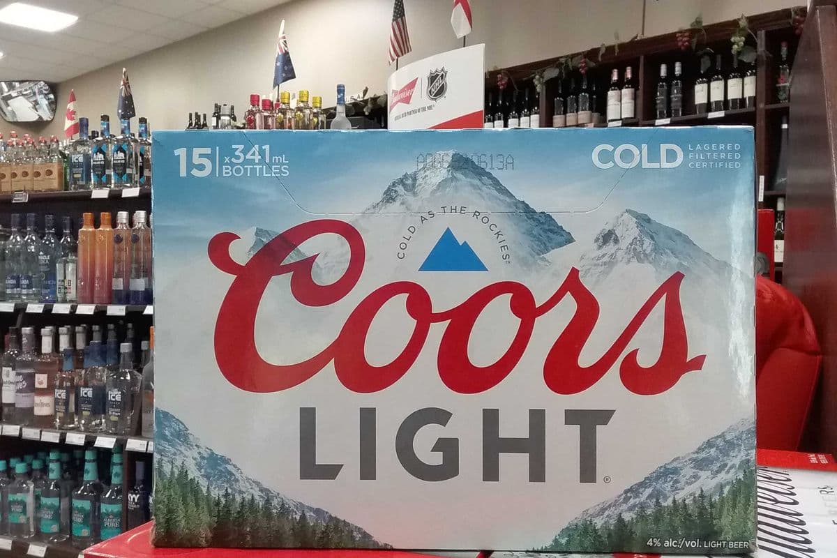 Coors Light 15 bottles (15 x 341 ml)