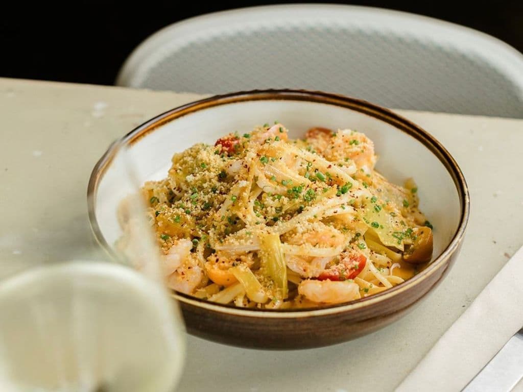 Chili Butter & Prawn Linguini