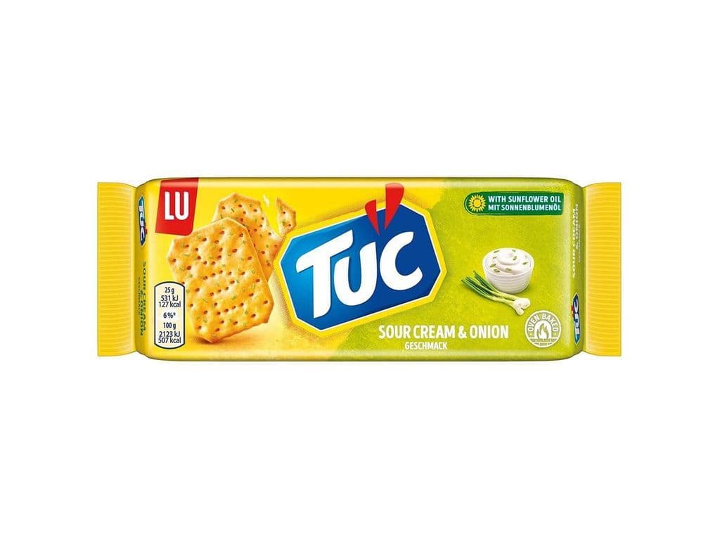 TUC Sour Cream and Onion Crackers 100g Baked Balkan Snack