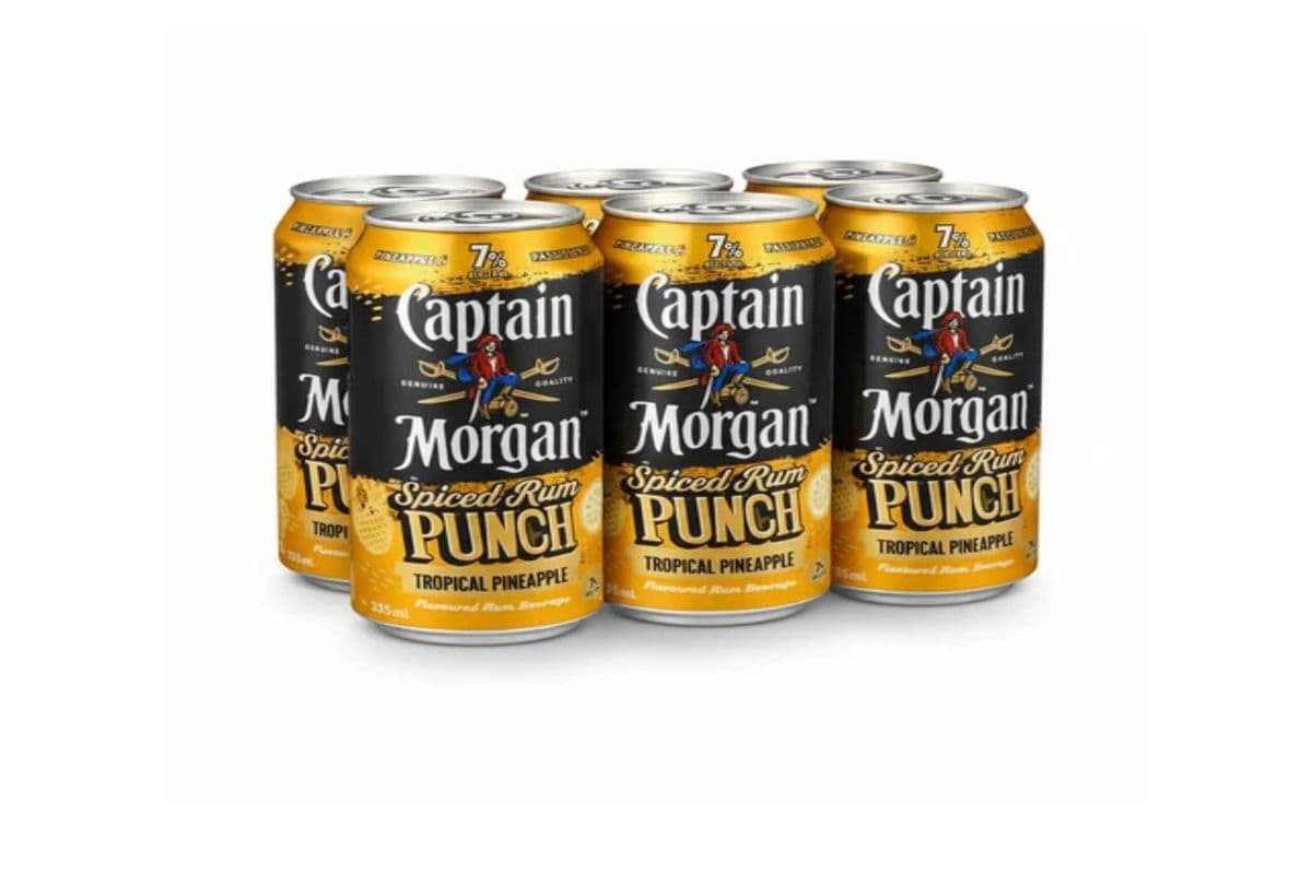 Captain Morgan Spiced Rum Punch 6pk (6 x 6 x 355ml)